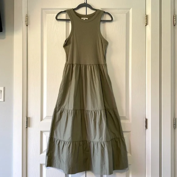 $9 CLEARANCE - NWOT Maurices Midi Tiered Sleeveless Dress - Picture 2 of 9